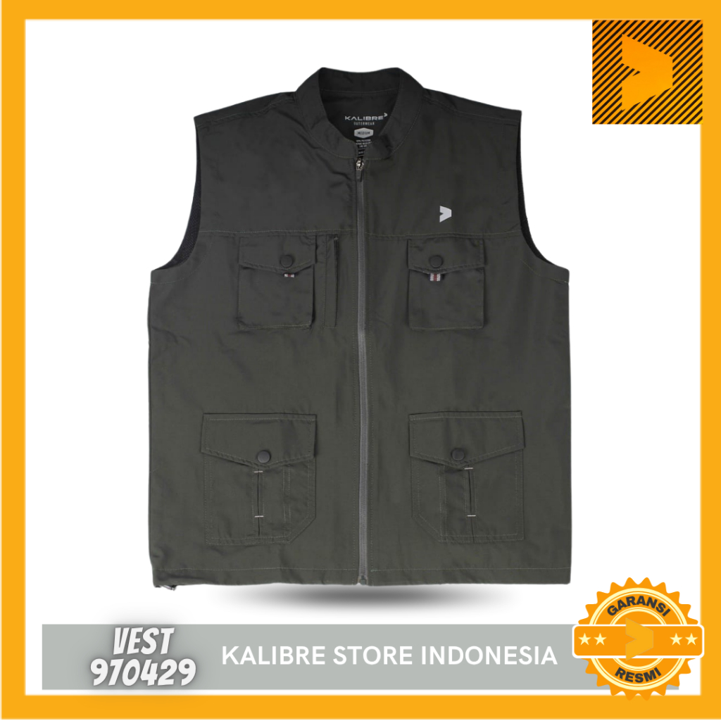 Kalibre  Jaket Vest Rompi 970429 Army