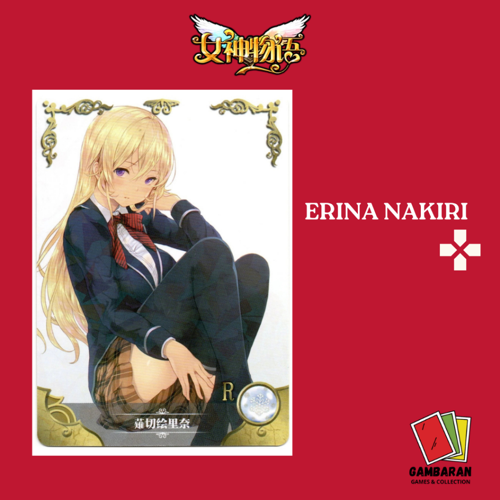 Erina Nakiri R Goddess Story CCG Anime Waifu Card