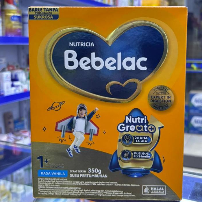 BEBELAC 1+ ( USIA 1-3 TAHUN) 350 GRAM // SUSU PERTUMBUHAN ANAK