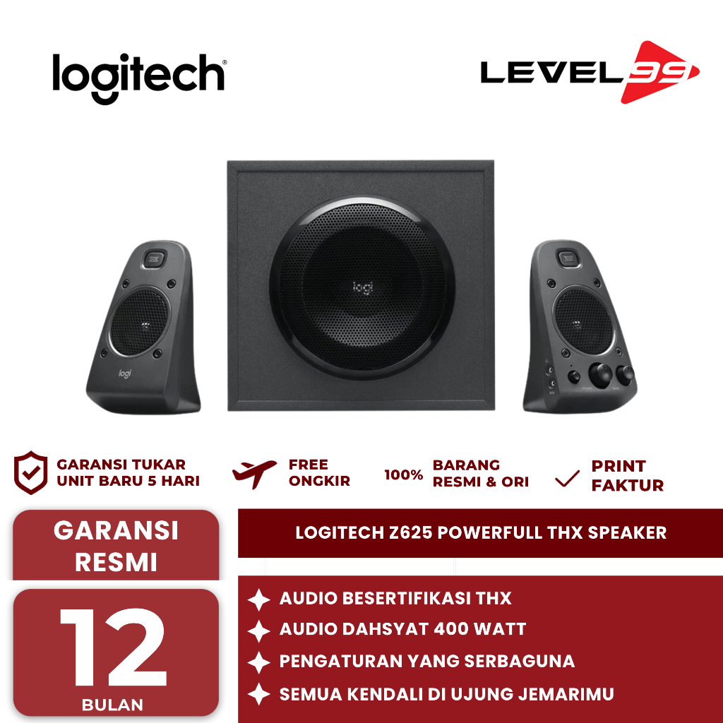 Logitech Z625 Powerfull THX Sound Speaker PC