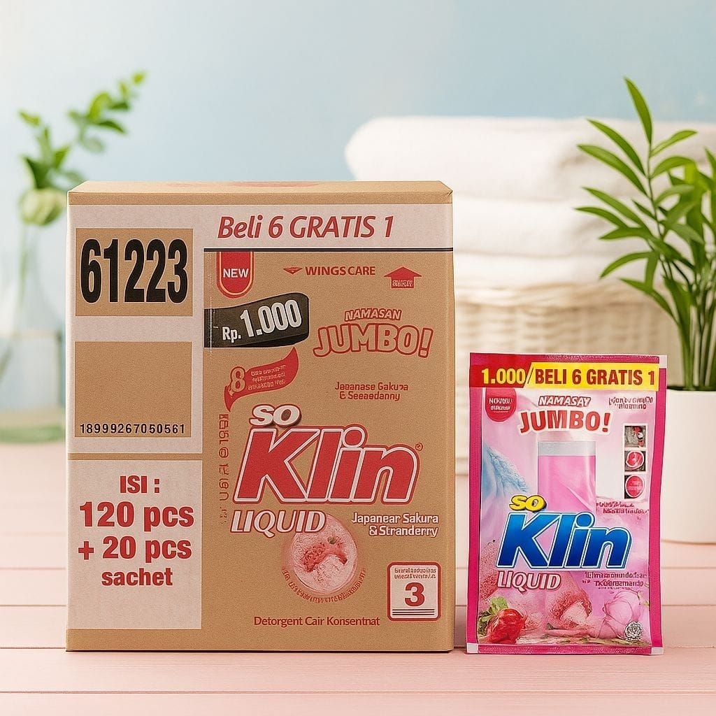 1 Dus Soklin Liquid Cair 120 Sachet