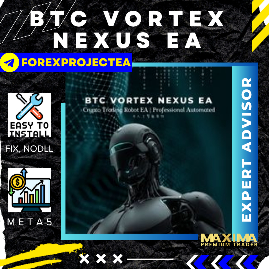 BTC Vortex Nexus EA MT5 v1.1 - Robot Trading BTCUSD - Breakout System