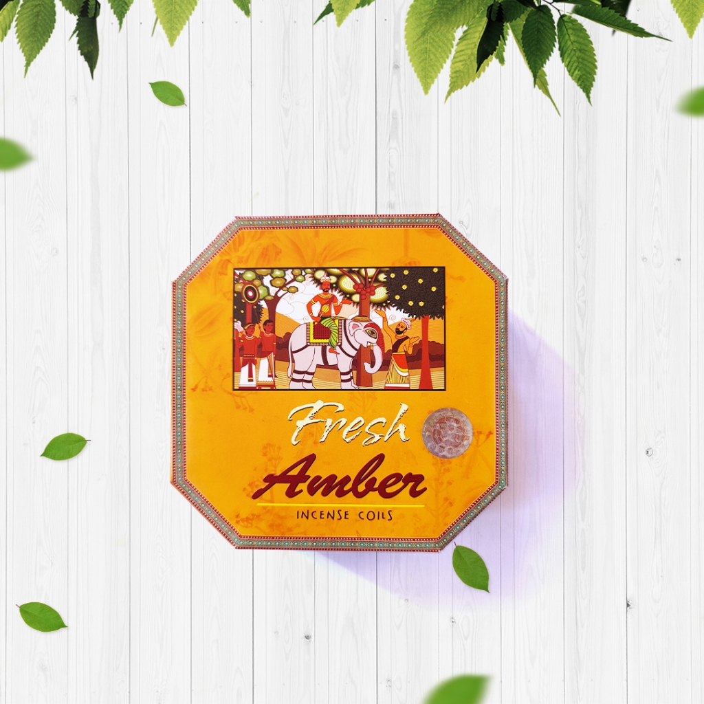 Dupa Coil Darshan Fresh Amber / Dupa Lingkar Darshan / Dupa Impor Premium