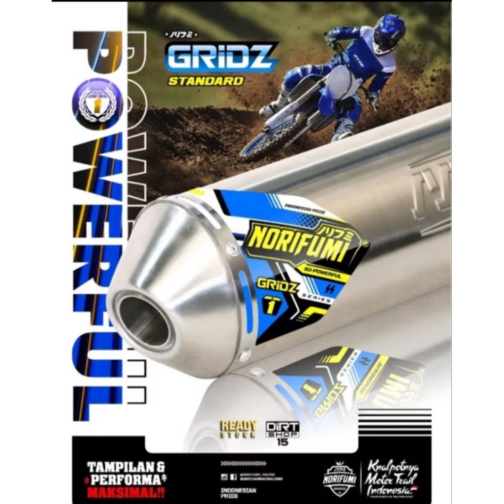 NORIFUMI ORIGINAL GRIDZ STAINLES KLX 150 CRF 150