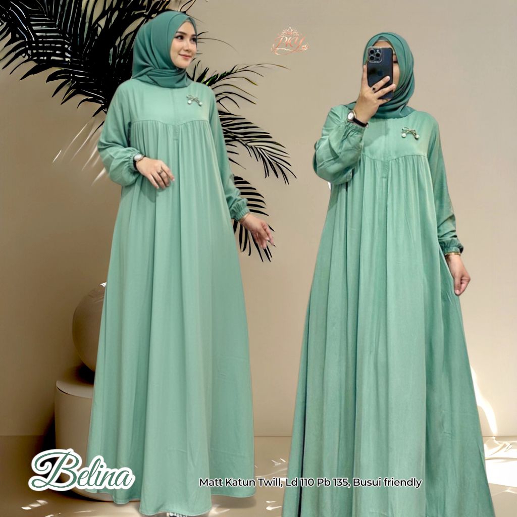 Abaya Katun Polos, Abaya Katun Twill, Gamis jumbo, Gamis Santai