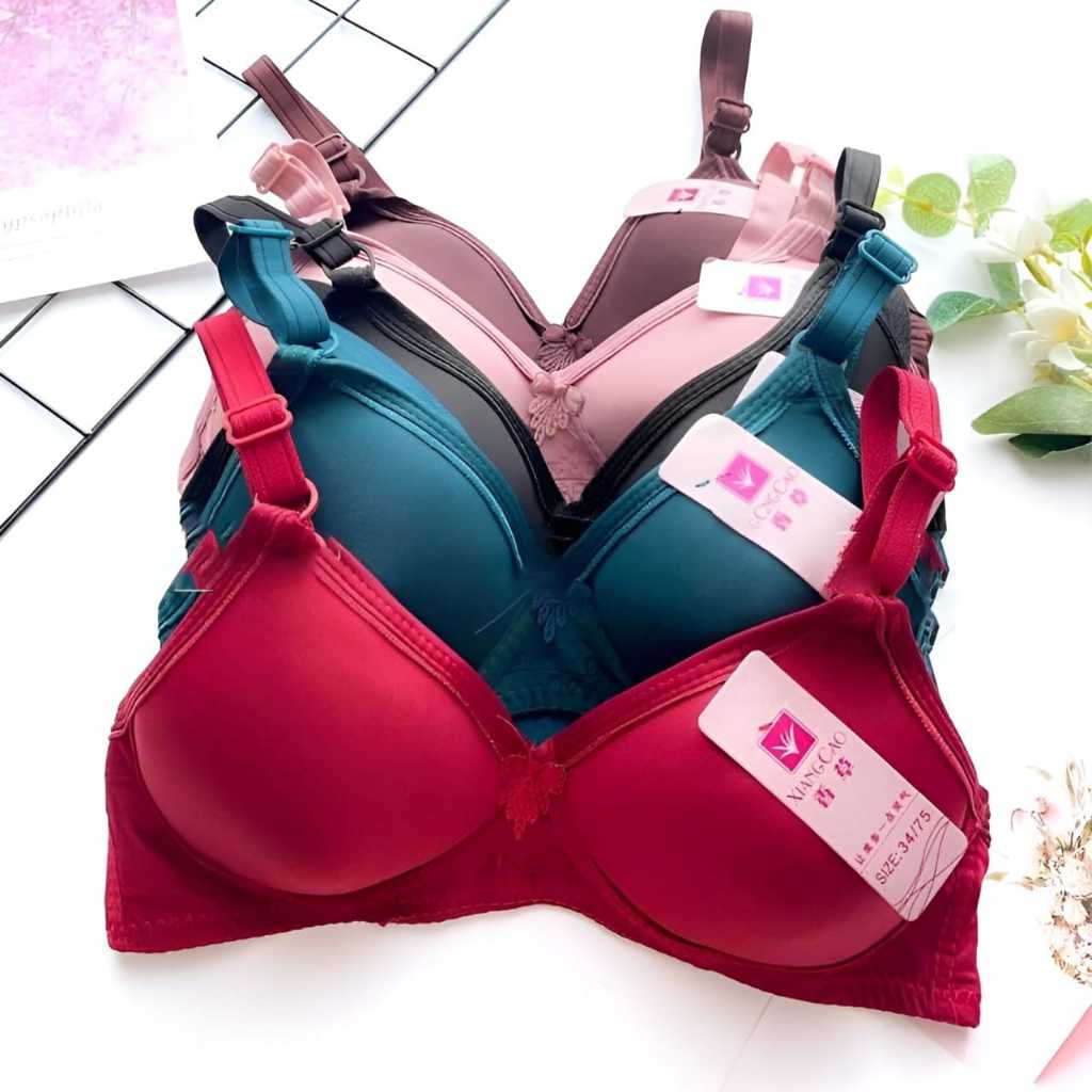 GROSIR BH LINGCAO MURAH  bh busa wanita dewasa / bh wanita dewasa jumbo / bh berbusa tanpa kawat / b