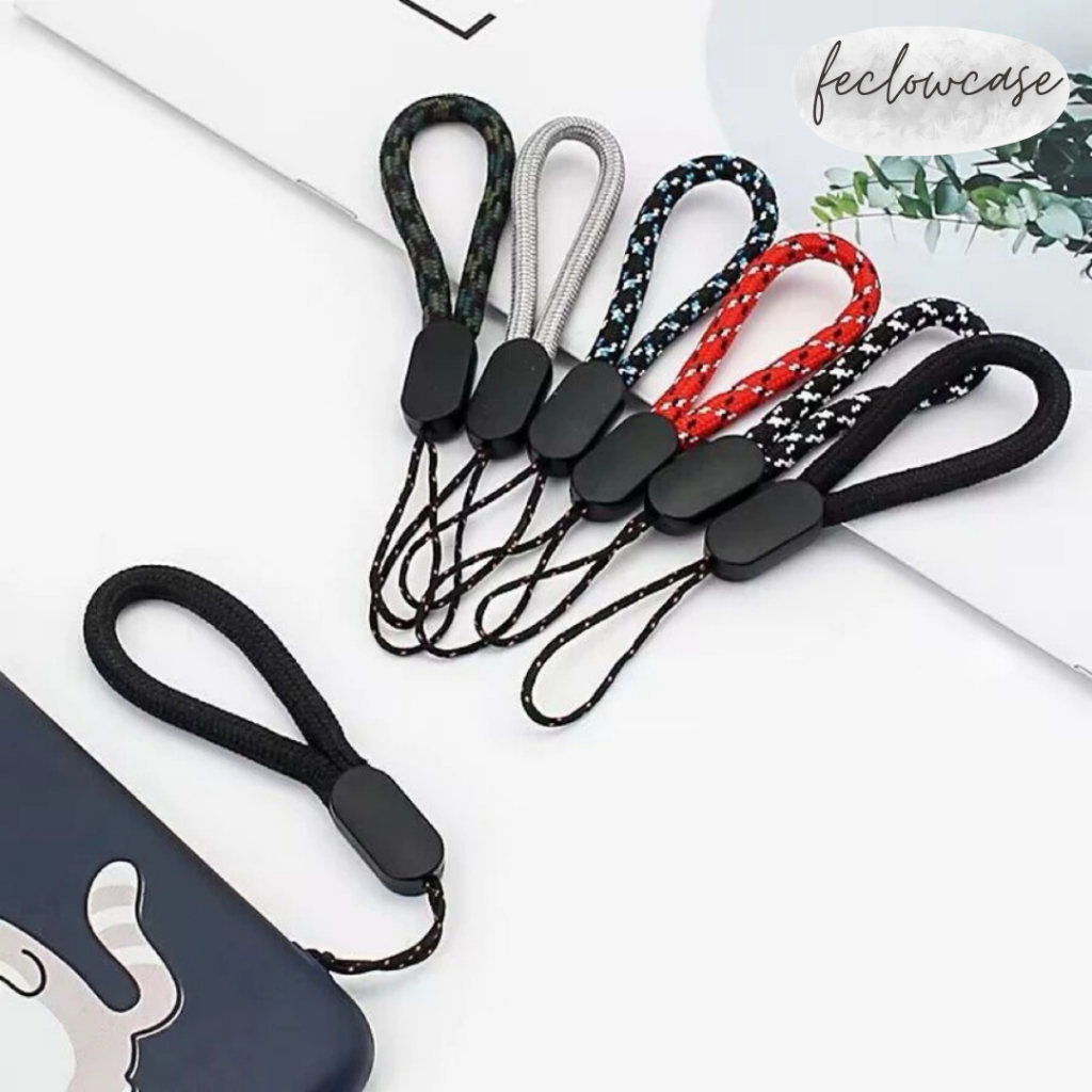 (feclowcase) Tali Gantungan Pendek Tali Pendek Flash Disk Kamera Ganci Tali Gantungan Kunci Motor