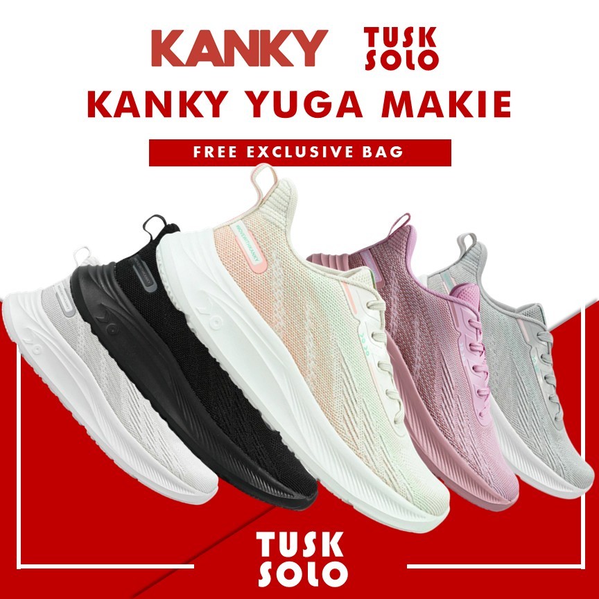 Sepatu Kanky Yuga Makie Sepatu Sneakers Casual Sepatu Kanky Sport Pria Wanita Original