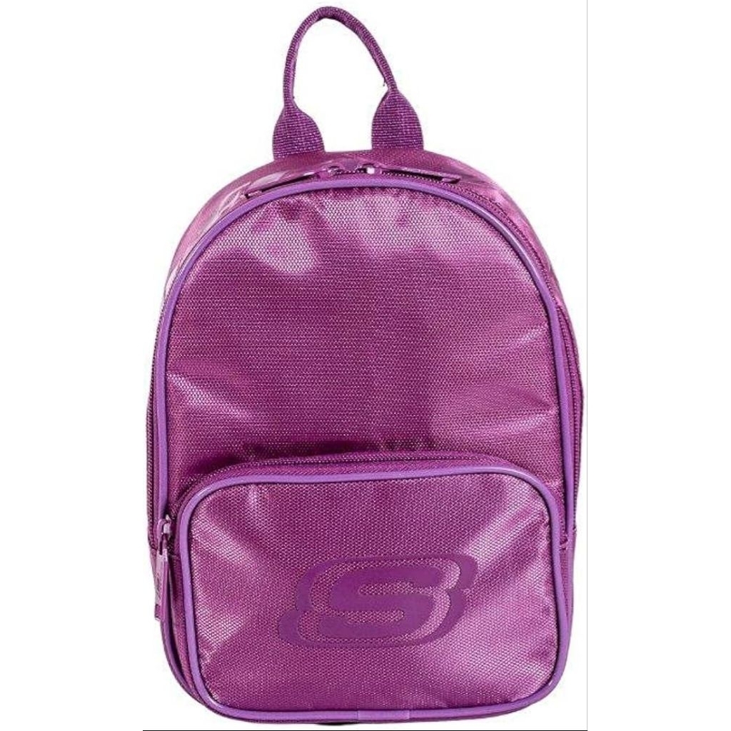 Preloved Tas Ransel Anak Wanita Skechers Mini Backpack  - Purple (BPT7503PL)