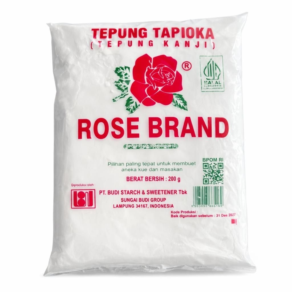Tepung Tapioka (Tepung Kanji) Rose Brand 200gr