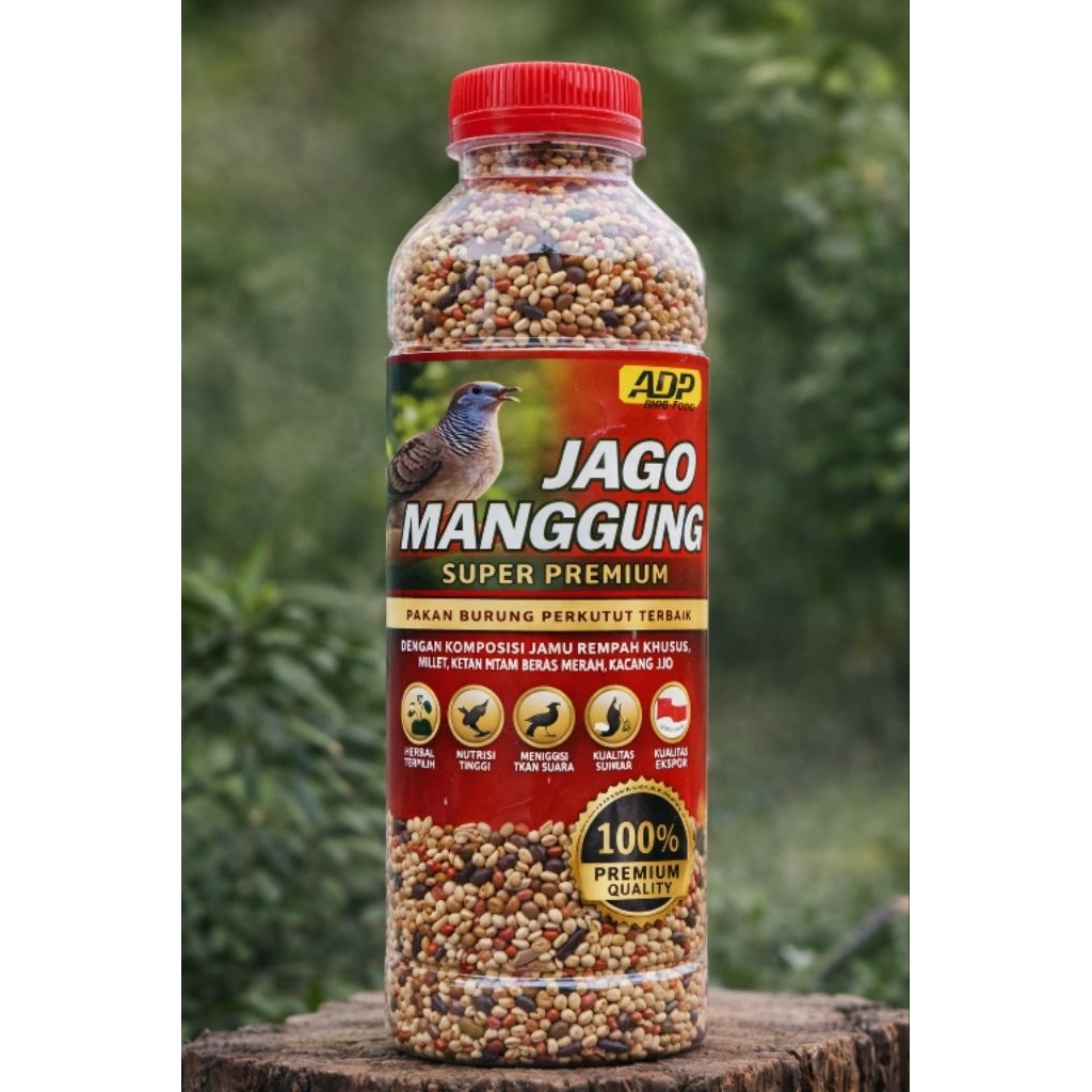 Pakan Burung Perkutut Super Premium Jago Manggung – Pakan Biji Herbal Nutrisi Tinggi Bikin Suara Gac