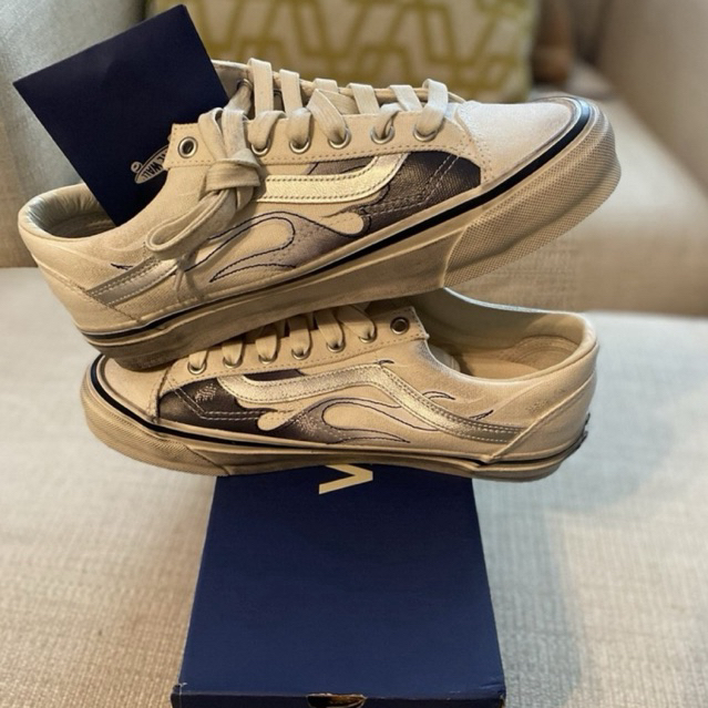 Vans Old Skool 36 LX Archive Flame Marshmallow Original Resmi Store