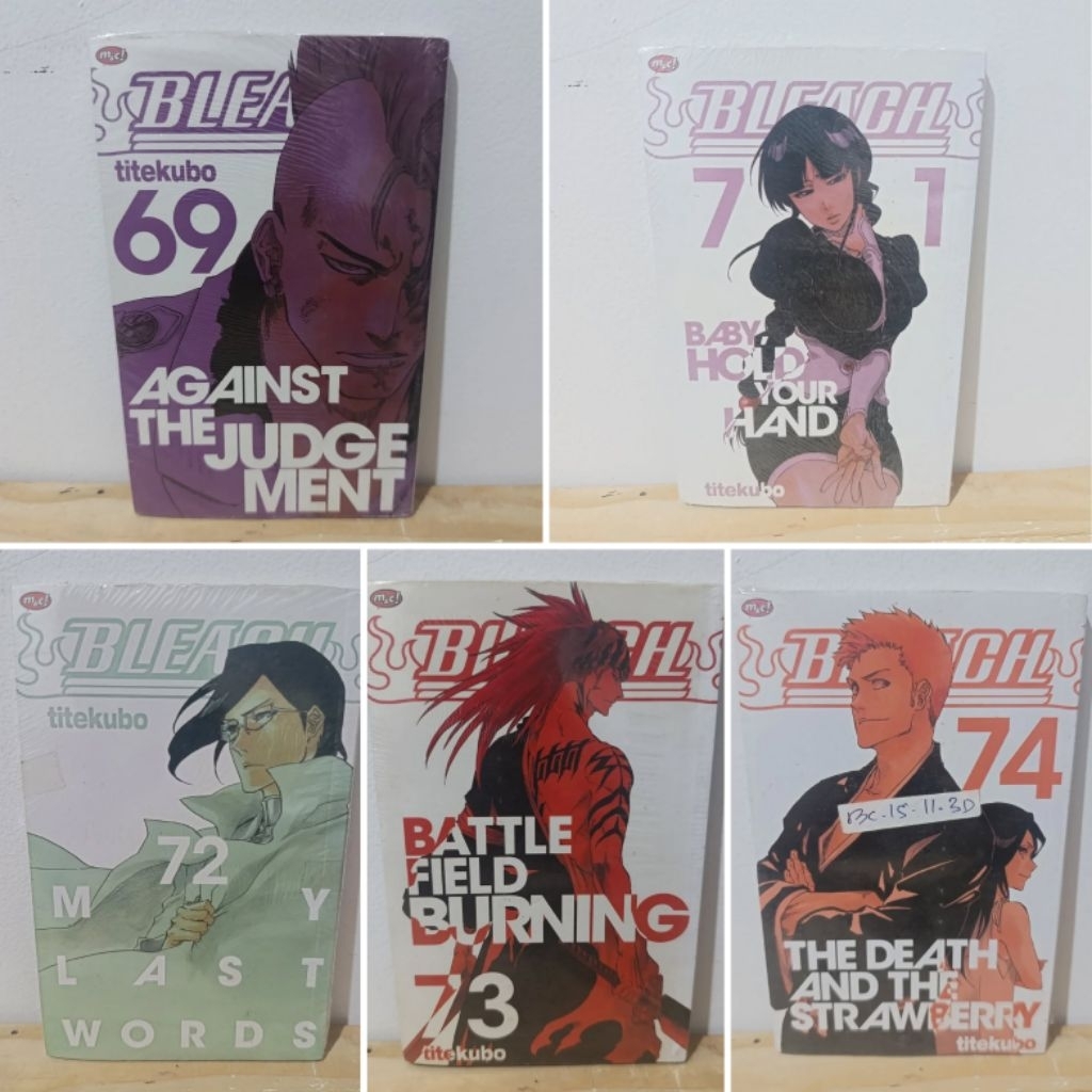 Buku Komik BLEACH Original Volume 72 & 73 (Baru Segel)