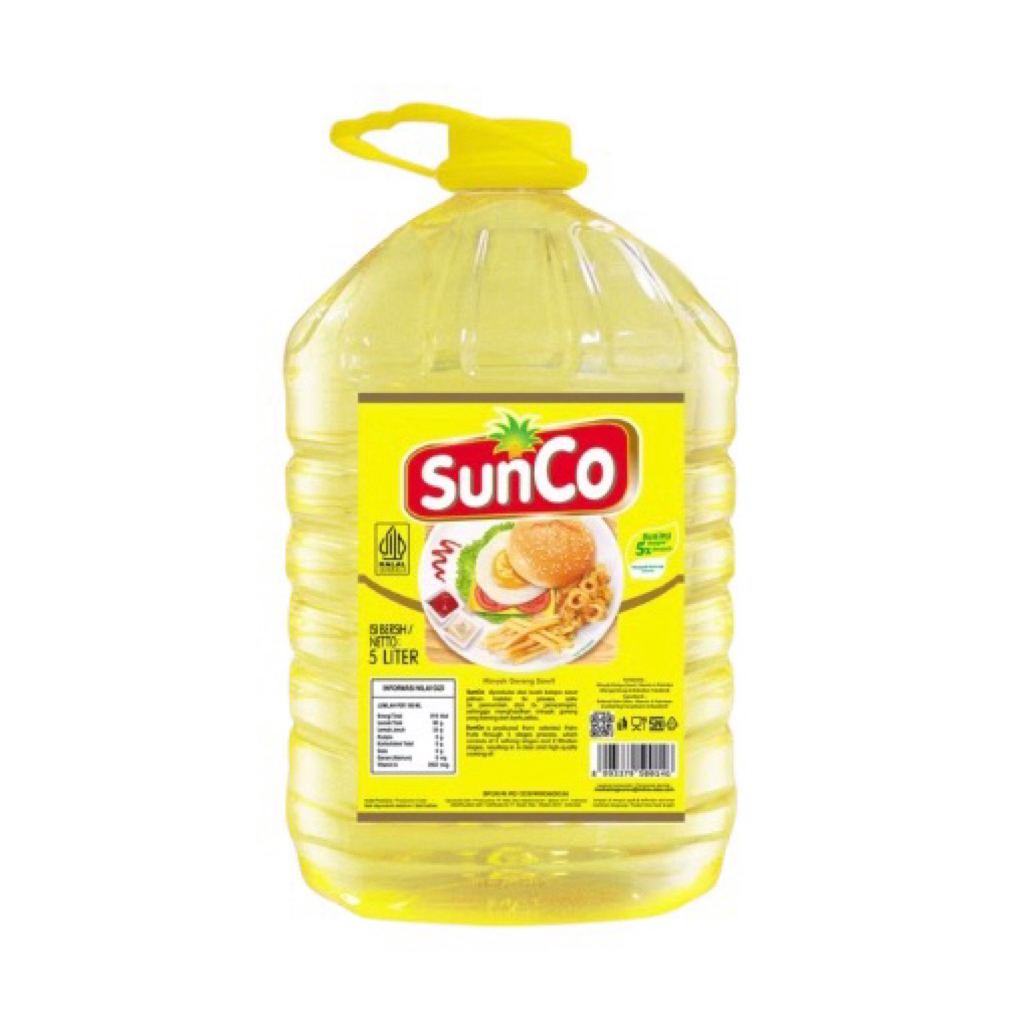 Promo Minyak Goreng Sunco 5 Liter Exp 2028