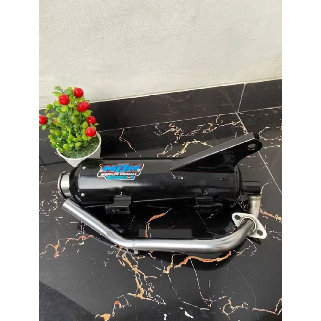 Knalpot ORIGINAL MDM Standar Racing untuk motor BEAT,VARIO,MIO,SCOPY,XEON,AEROX DLL