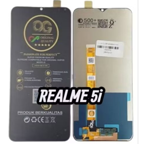 LCD TOUCHSCREEN REALME (5i /5 /5S /6i /C3 /C3i) OG SUPER BLACK