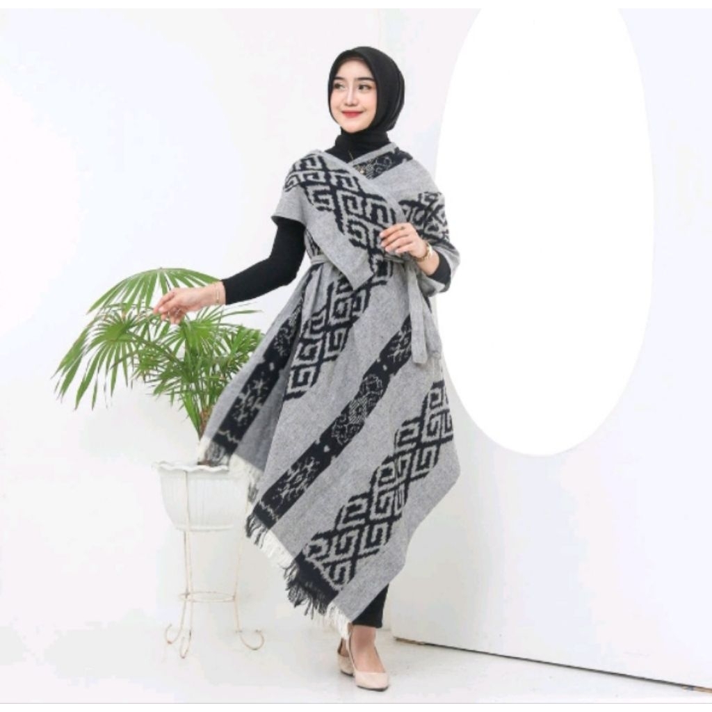 Princess Dress Tenun,Kain Tenun Ikat Troso Desainnya asimetris