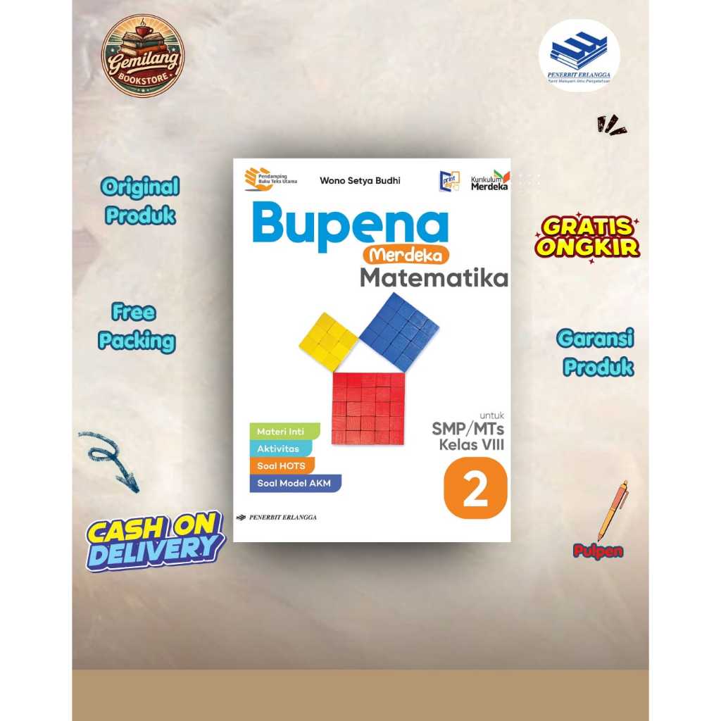 BUPENA MATEMATIKA SMP KLS.8/KM