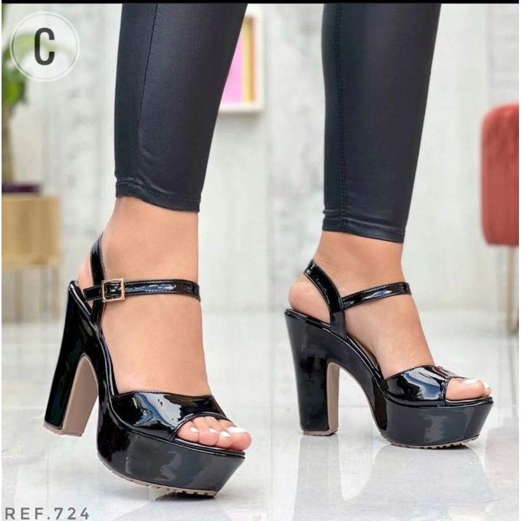 Sandal high heels/sandal heels Amira Tinggi 12 cm