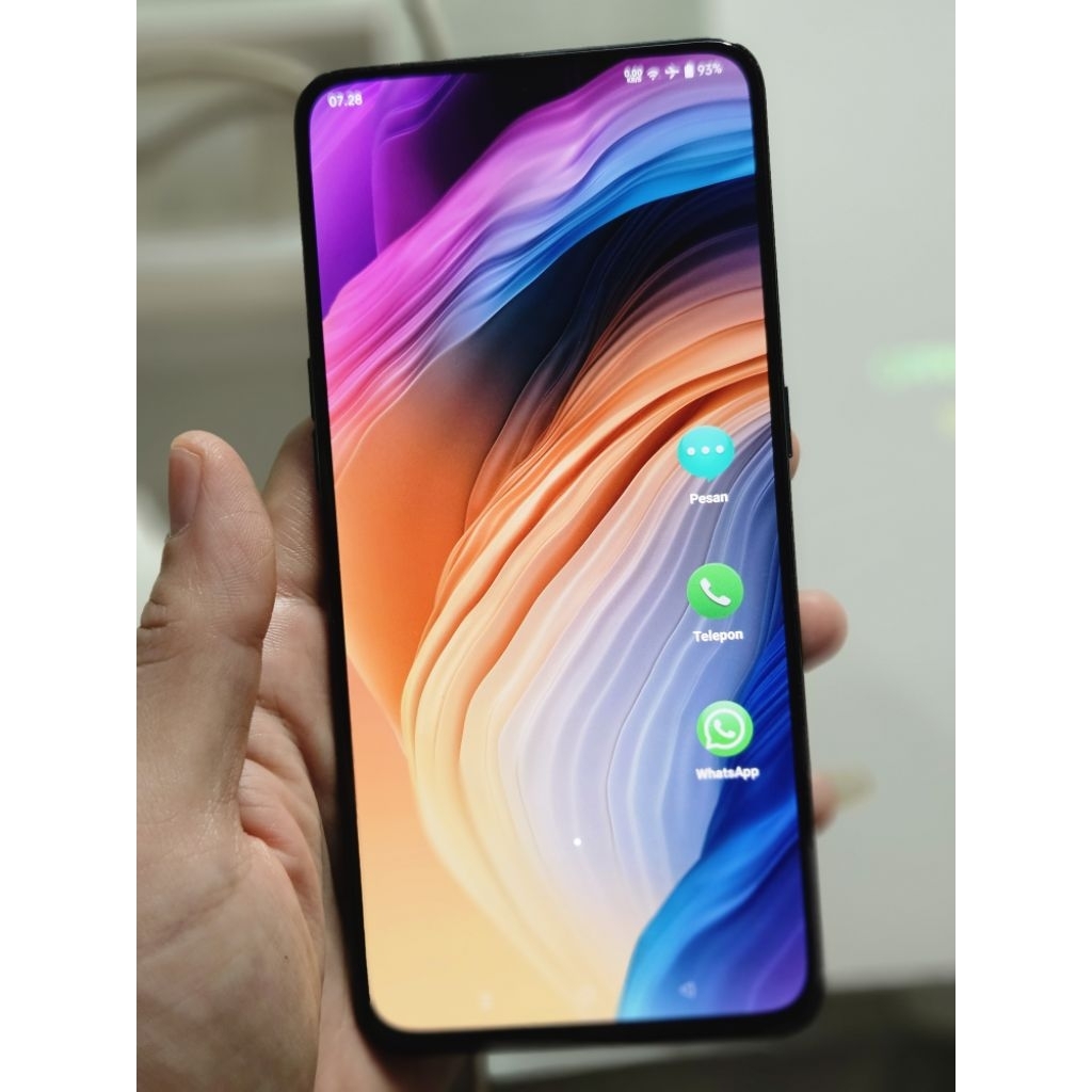 HP bekas Oppo reno 10X zoom RAM 8+5 256GB Snapdragon 855 lengkap normal