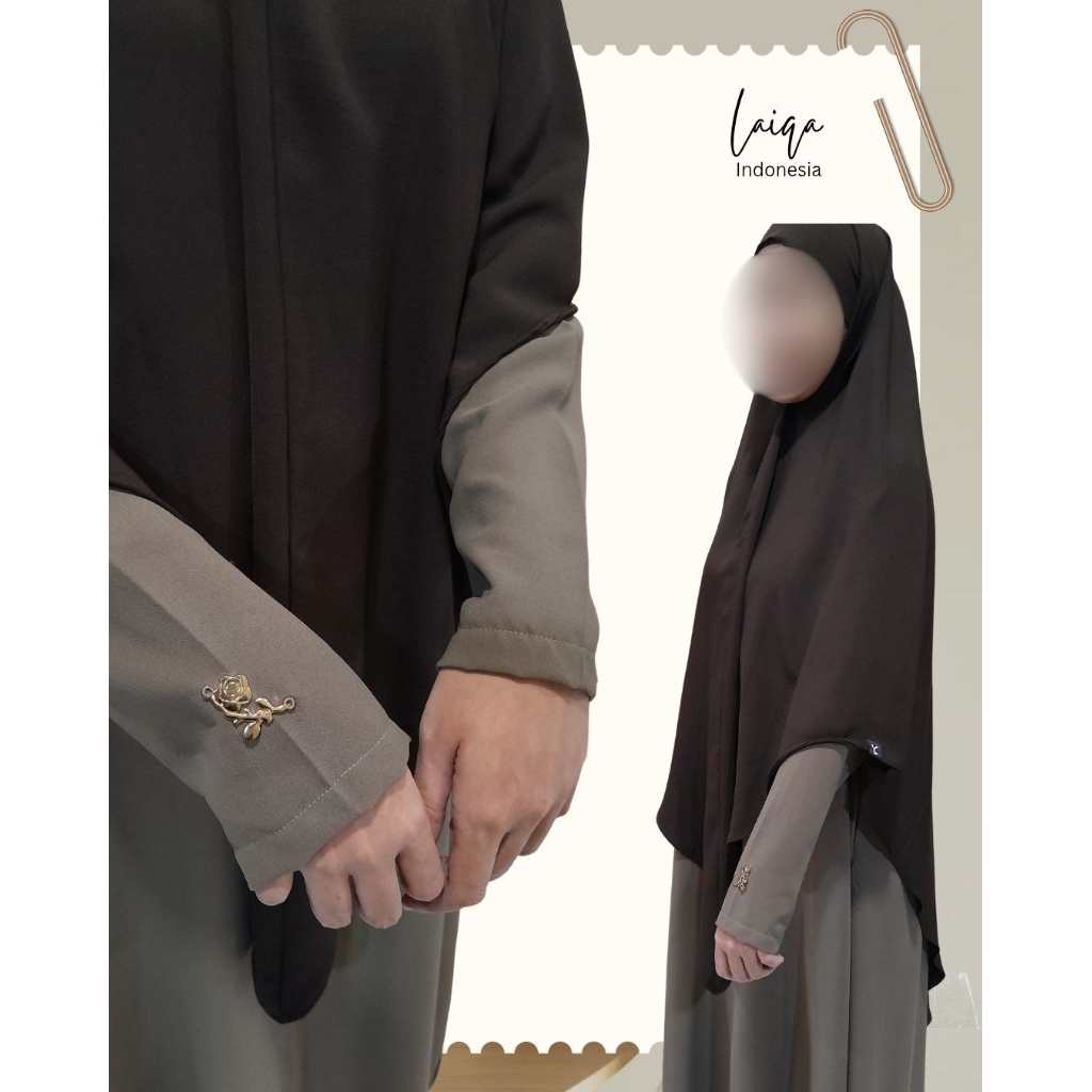 Basic Abaya Anti UV - Laiqa Indonesia