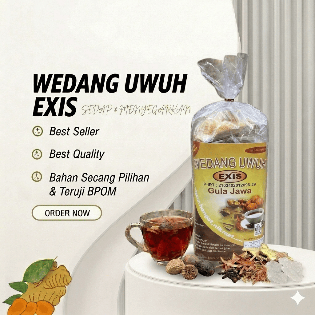 WEDANG UWUH GULA JAWA EXIS KHAS IMOGIRI ISI 5 / Wedang Uwuh Gula Jawa