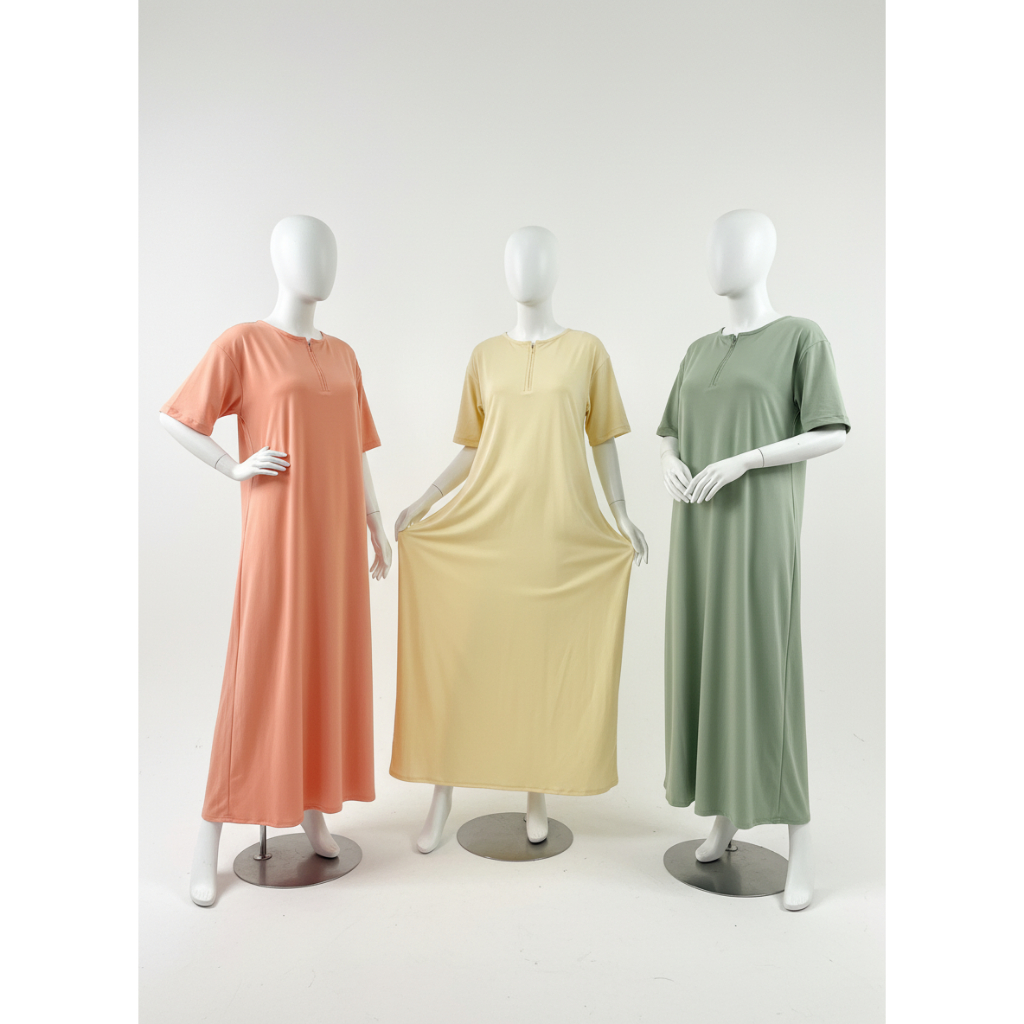 Daster Alaya Panjang Busui Jersey Zoya