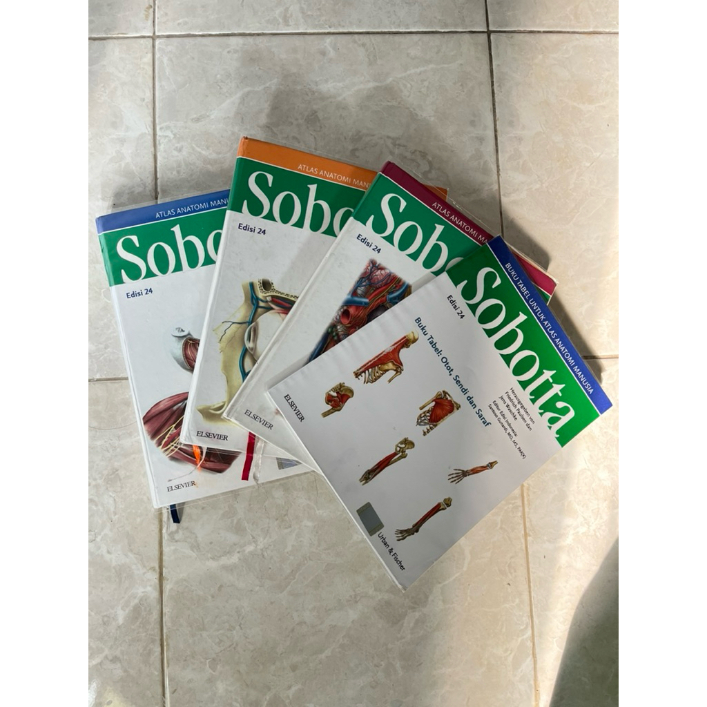 Atlas Anatomi Manusia Sobotta - Set Lengkap 4 Buku, Ilustrasi Menarik, Bahasa Indonesia