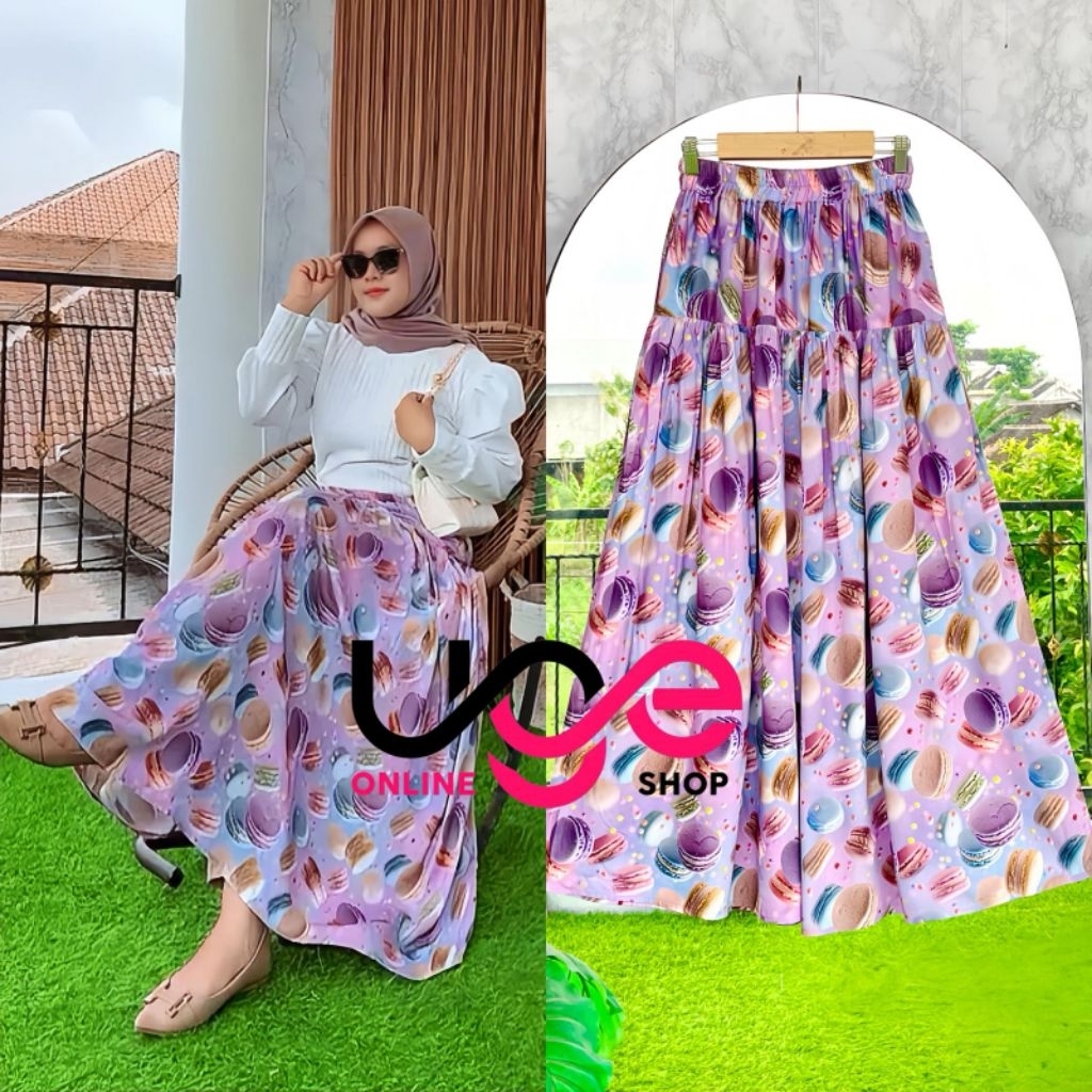 Rok Alysha By UGE rayon premium rok viral rok premium