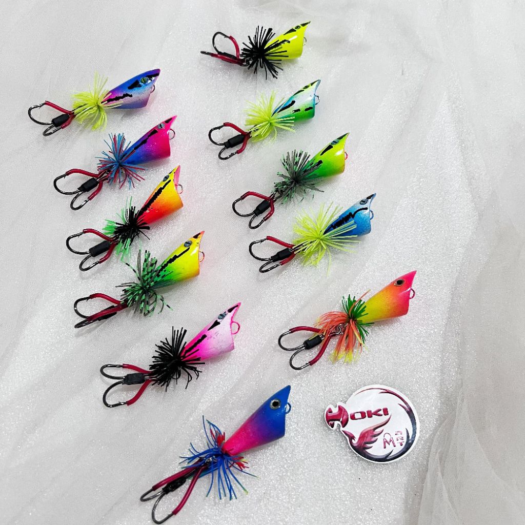 Umpan pancing casting geol ± 4.5cm 8gr / umpan pancing jump frog bait casting toman dan gabus