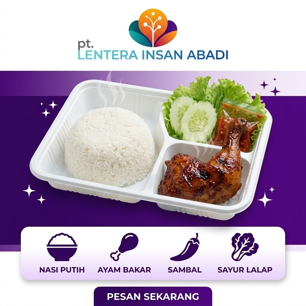 Nasi Ayam Bakar Sterofoam
