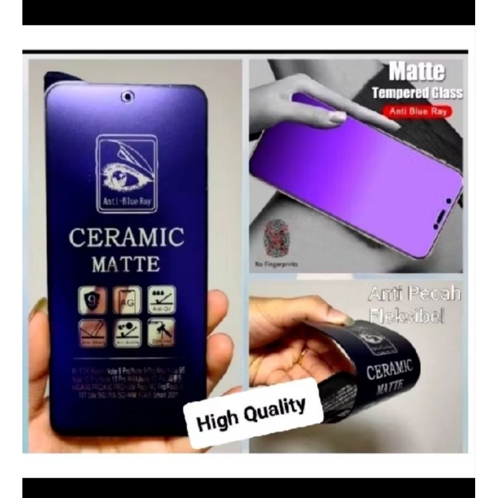 temper glas anti gores pelindung hp semua tipe hp samsung oppo vivo siomi redmi realmi