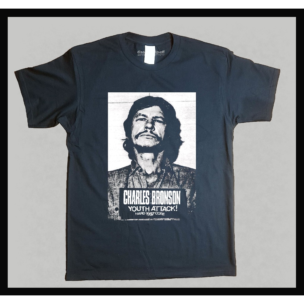 Tshirt UNOFFICIAL CHARLES BRONSON - COVER LOGO//UNISEX