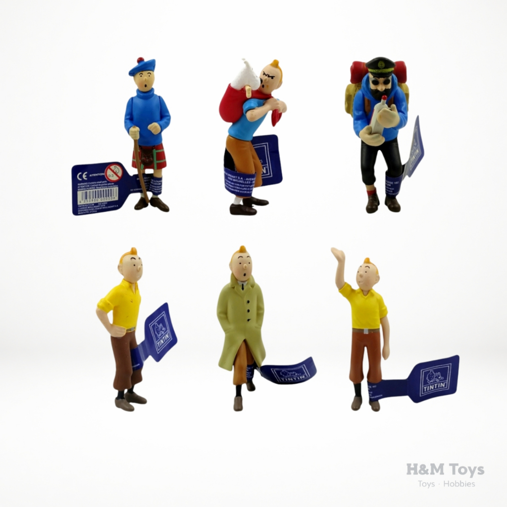 Figure The Adventures of Tintin - Seri Kapten Haddock Botol - Koleksi Figure Tintin