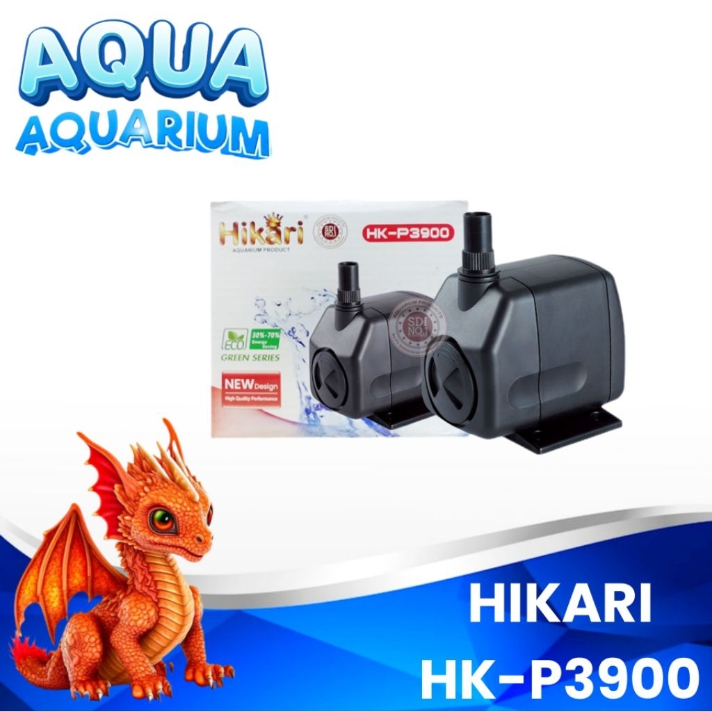 POMPA AQUARIUM KOLAM IKAN HK-P3900 WATER PUMP FILTER KOI