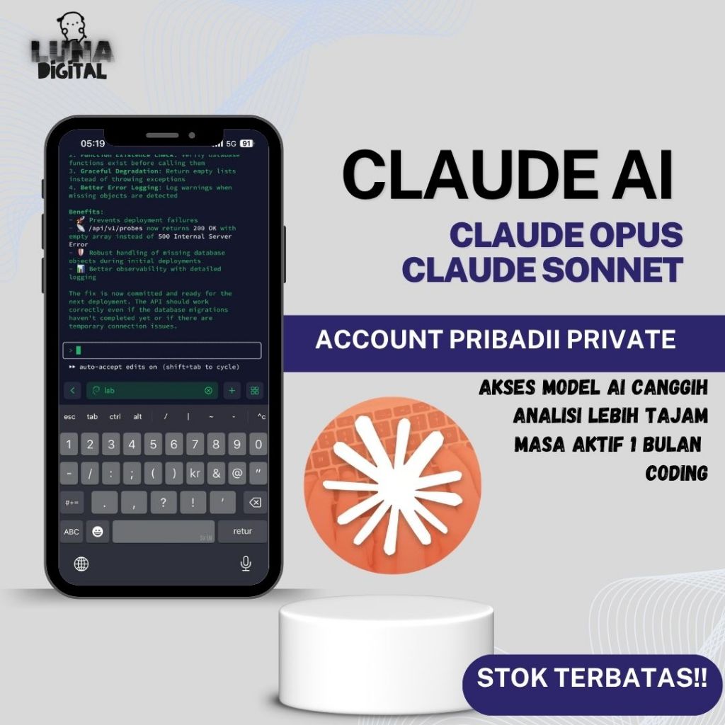 Claude Ai - Lebih Canggih Dari ChatGPT Open Ai - Private Full Garansi | Software Data Analisis
