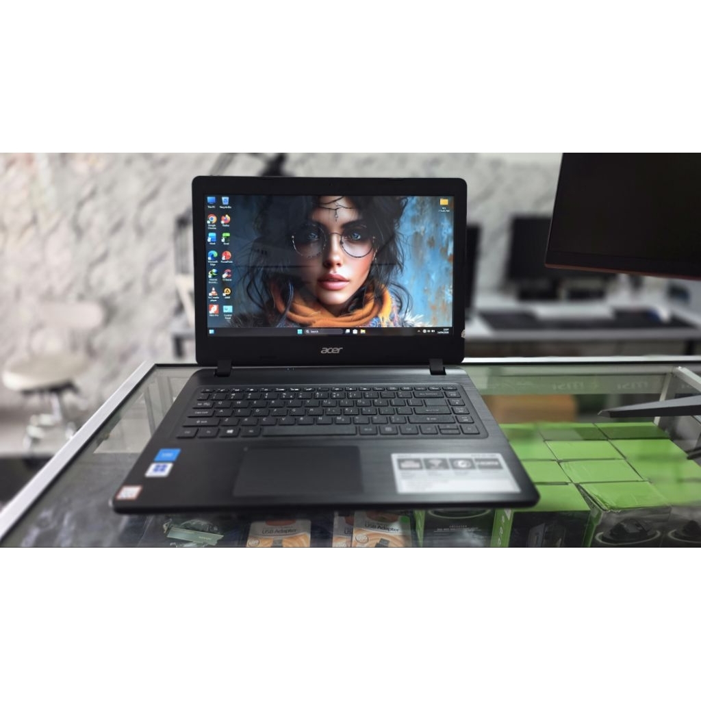 LAPTOP ACER ASPIRE 3/RAM 8GB DDR4/ SSD 256GB/ TANPA KENDALA SIAP PAKAI DAN BERGARANSI