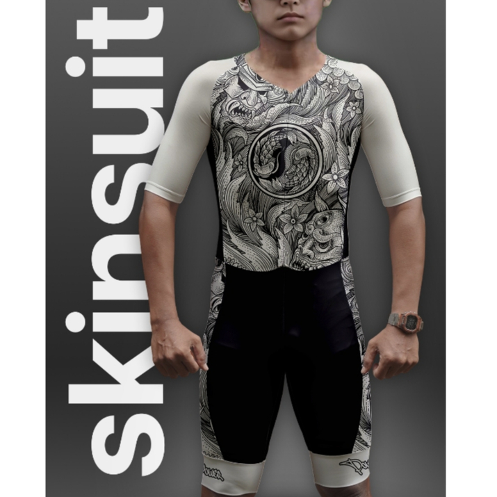 Skinsuit Power Apparel Jersey Sport Sepatu Roda Nyaman & Fleksibel