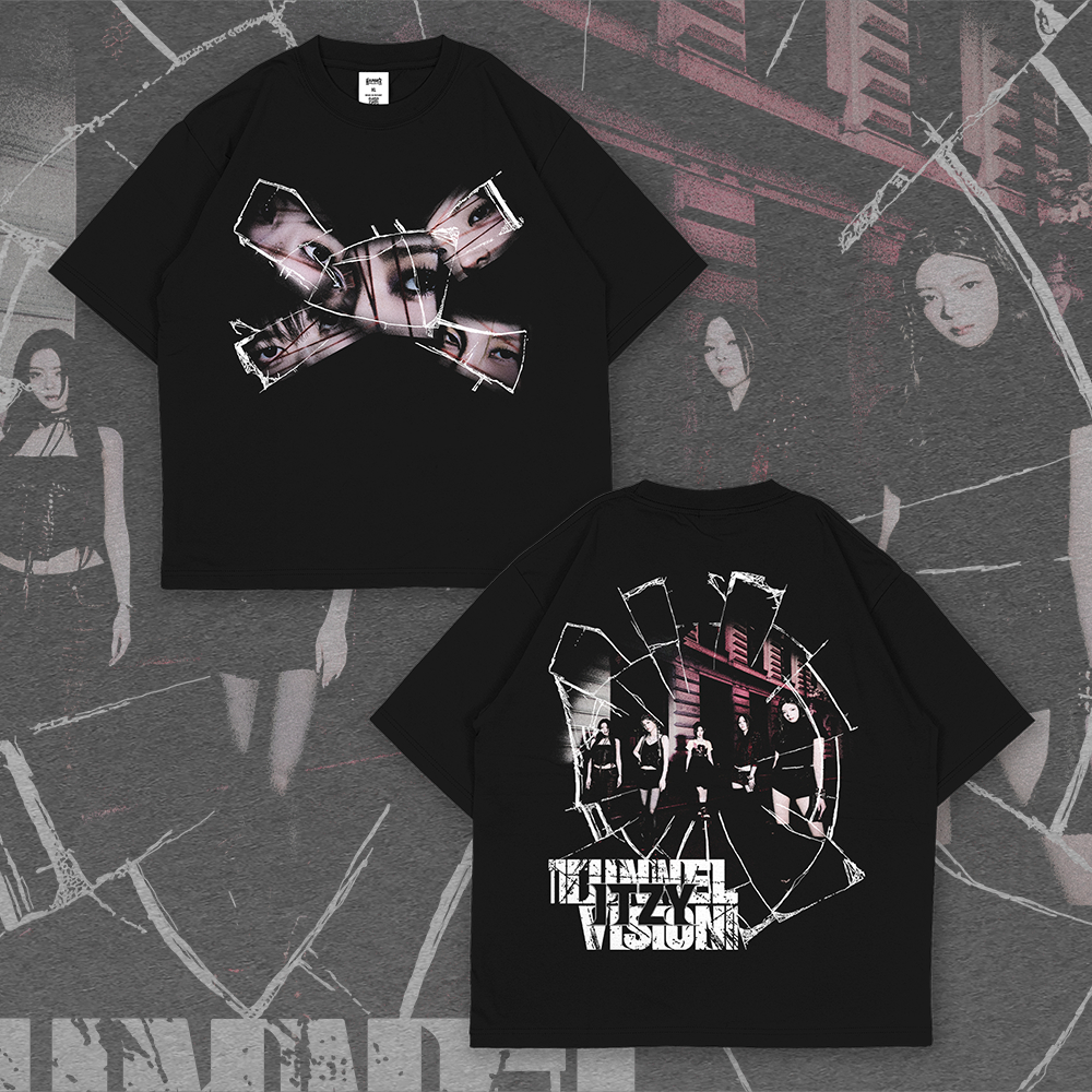 ITZY Tunnel Vision All Member OVERSIZE T-Shirt Series