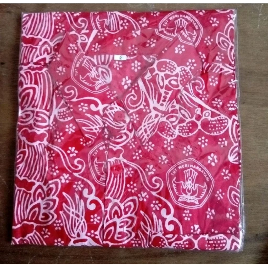 batik sekolah SD probolinggo lengan pendek nomor 4