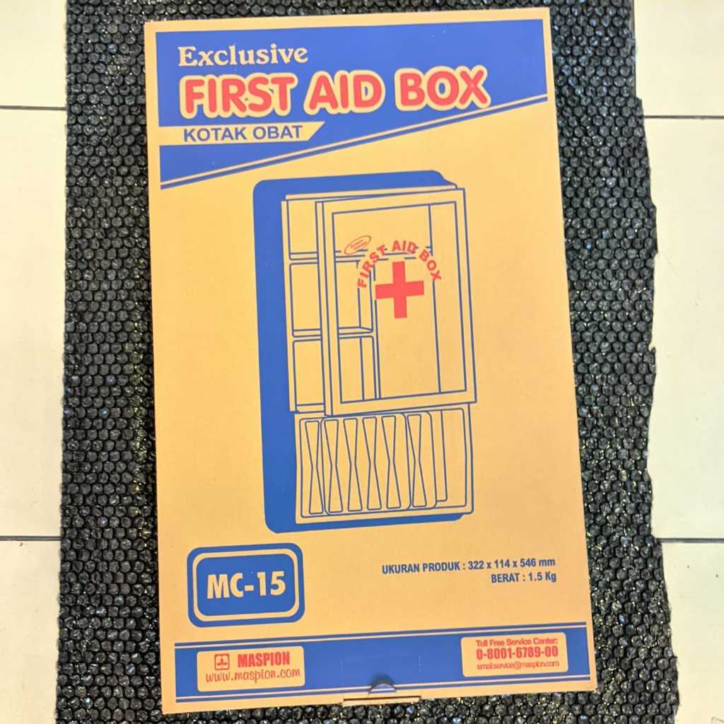 P3K Dinding Type B Lengkap Isi - Box Pertolongan Pertama
