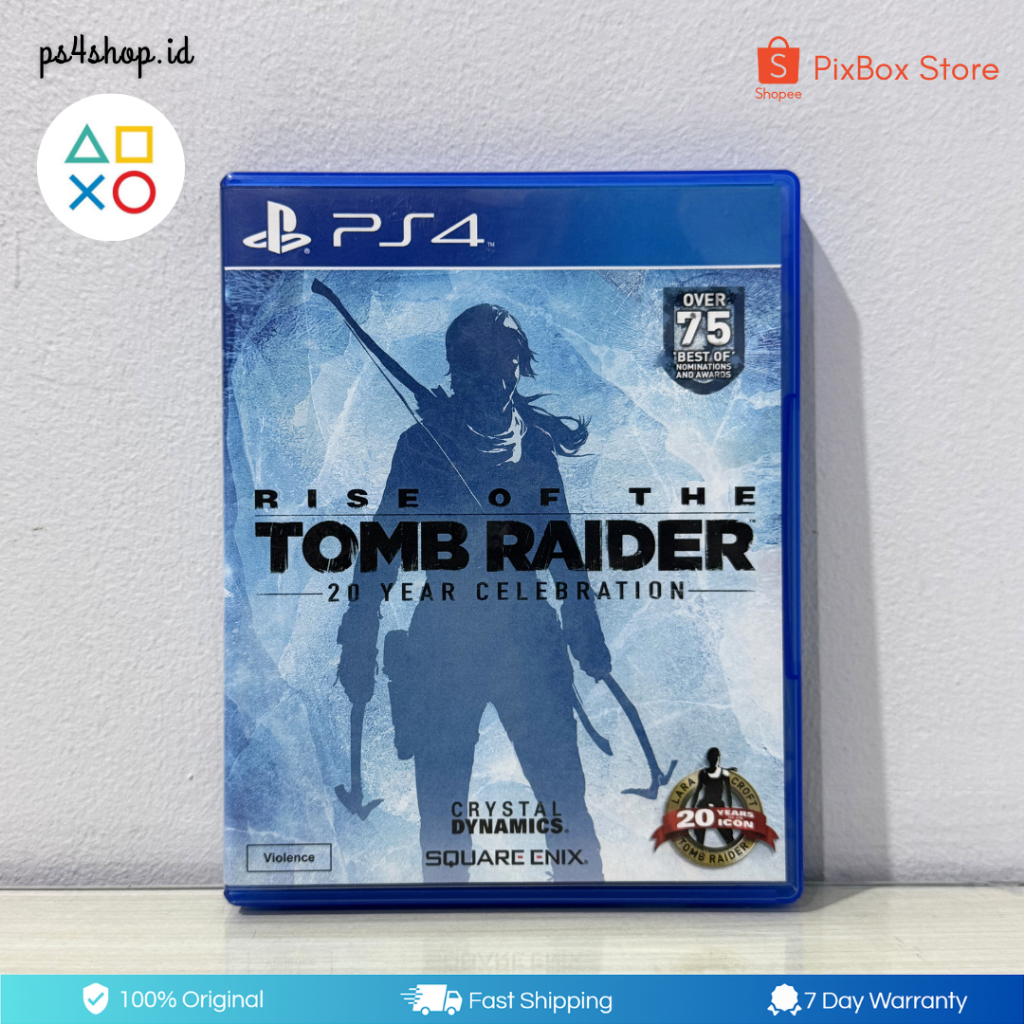BD Kaset PS4 Rise Of The Tomb Raider Second Bekas Original | Game Petualangan Seru PlayStation