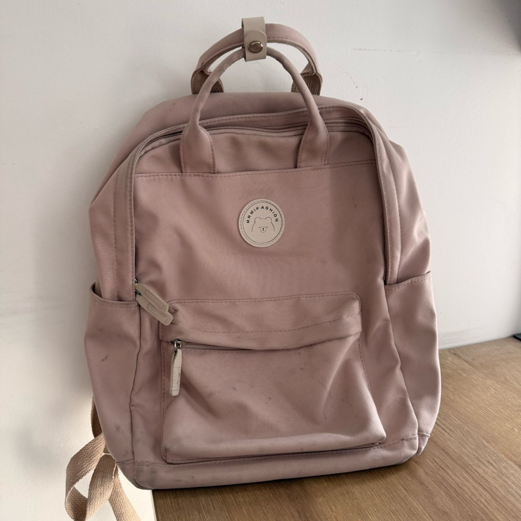backpack second tas ransel laptop kuliah kerja wanita muat laptop 14 inch