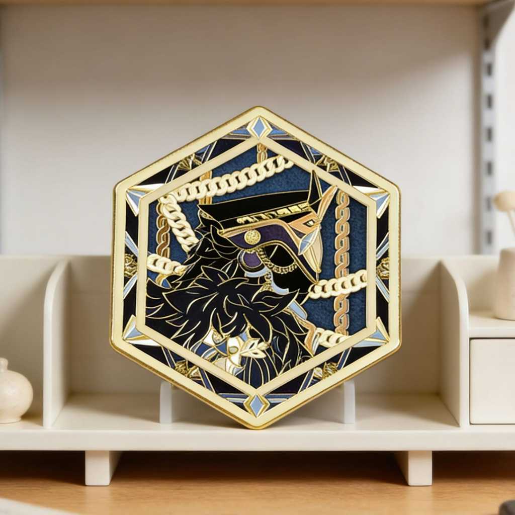 Capitano Genshin Impact ⁠Brooch Enamel Pin Badge