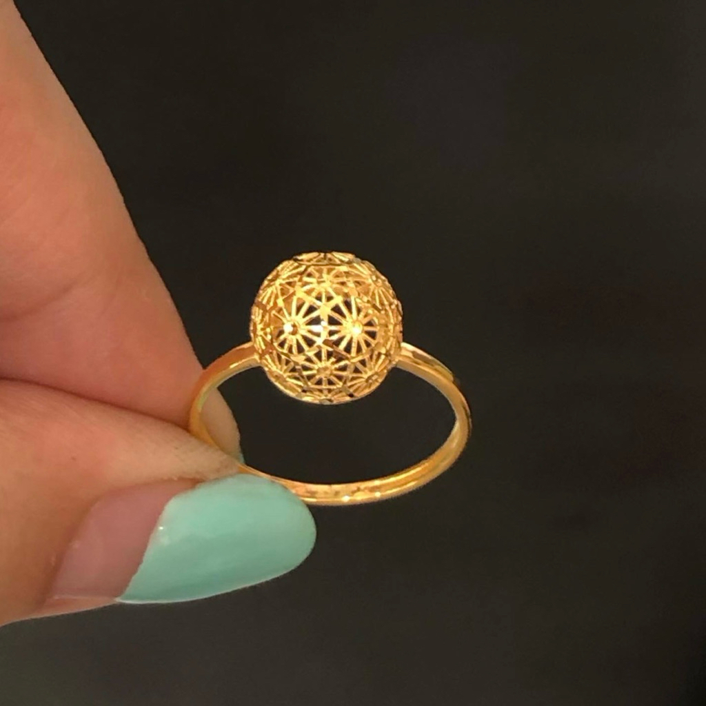 MA8- CINCIN BOLA KERAWANGAN UBS 0.92GR KADAD 6K UKURAN 14