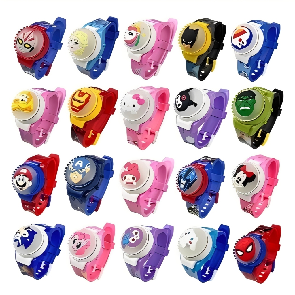 Jam Tangan Anak Spinner Berputar Lampu Nyala / Jam Tangan Anak Putar Led Light