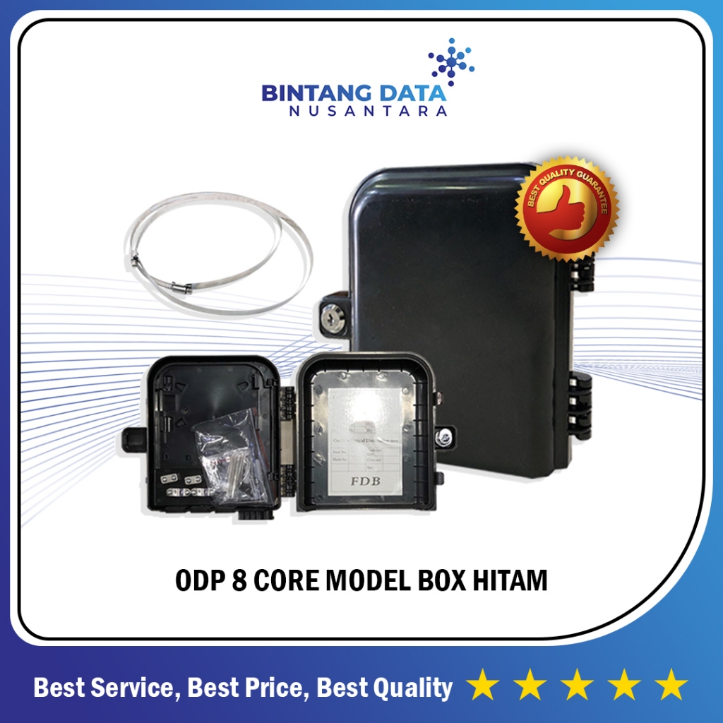 ODP 8 CORE MODEL BOX KOSONGAN HITAM