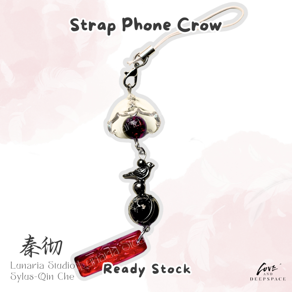 [Ready Stock] Gantungan HP/Strap Phone Crimson Crow Mephisto - Sylus Love and Deepspace