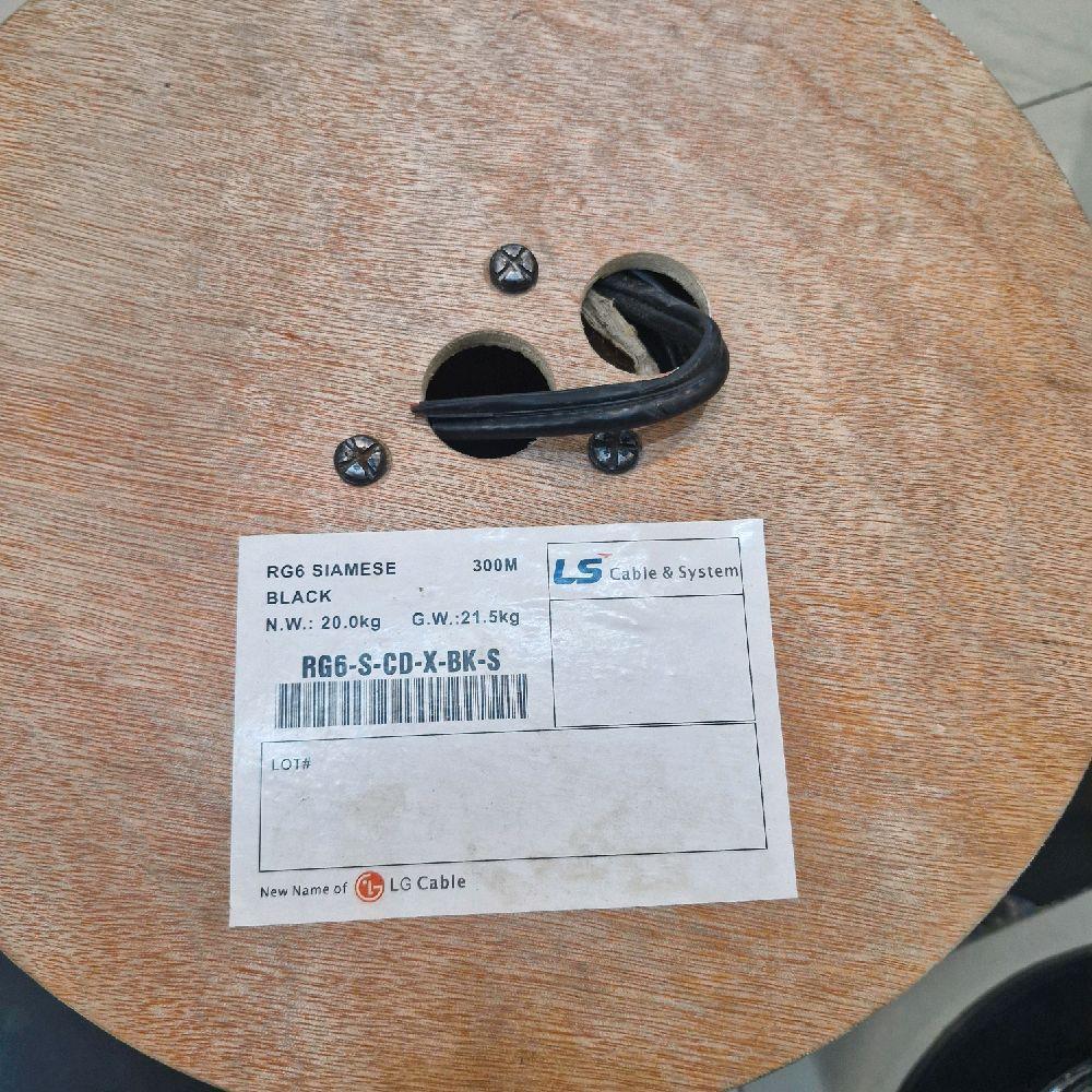 CCTV Kabel Rg6+Power LS Cable & Systimem / Kabel CCTV RG6+Power LS Cable 300Meter