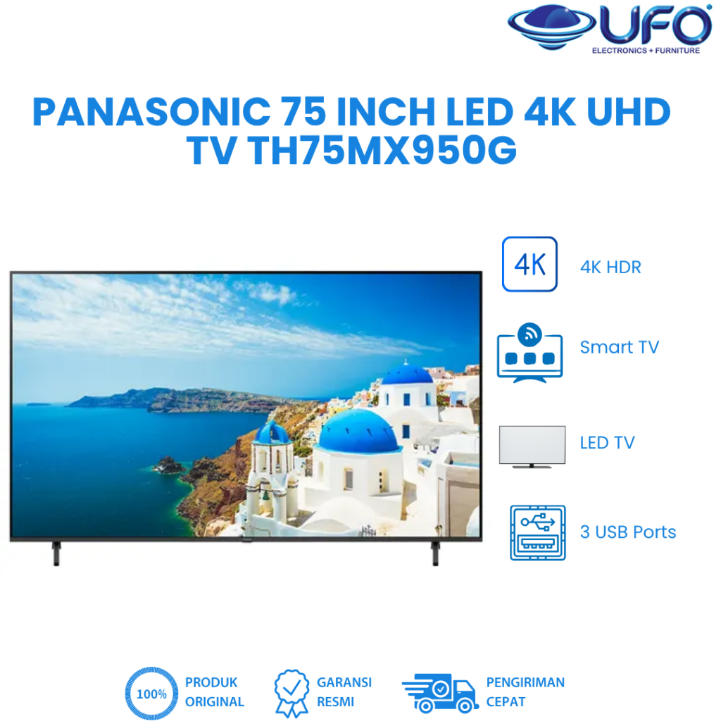 PANASONIC 75 Inch 4K HDR SMART TV TH75MX950G
